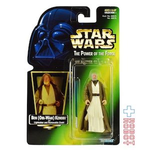 スター・ウォーズ POTF2 グリーンカード オビ＝ワン・ケノービ ホロ付 3.75インチ アクションフィギュア 未開封