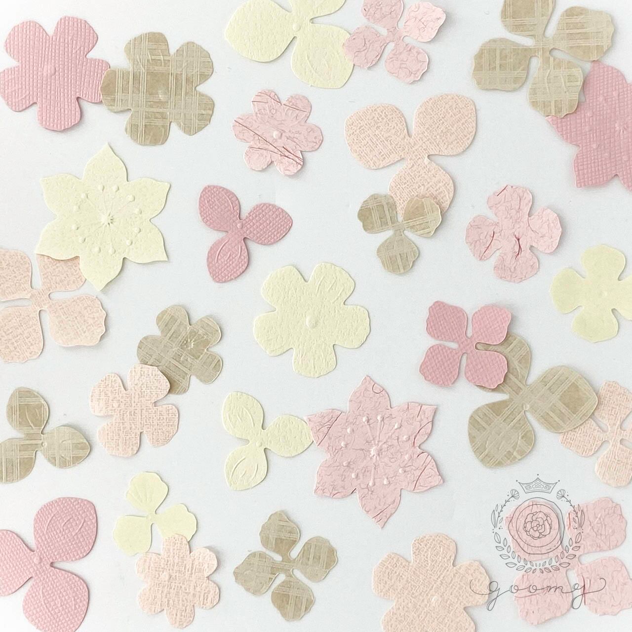 フラワーデザインペーパー ピンク<P358>