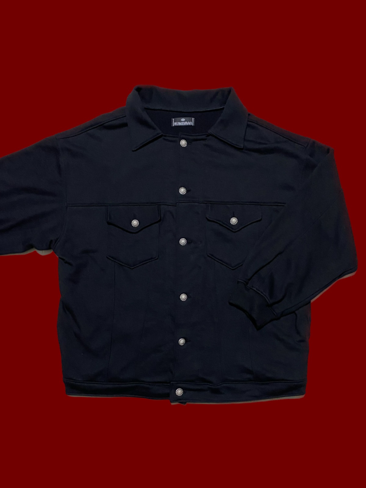 JASHI over sweat jacket | HUBRISMAN