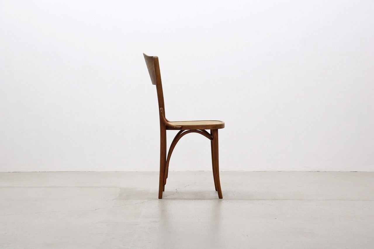 TON チェコ製 ベントウッド ダイニングチェア 曲木 ビーチ材 ダークブラウン チェコ TON ビーチ材 ベントウッド パネルバック ダイニング