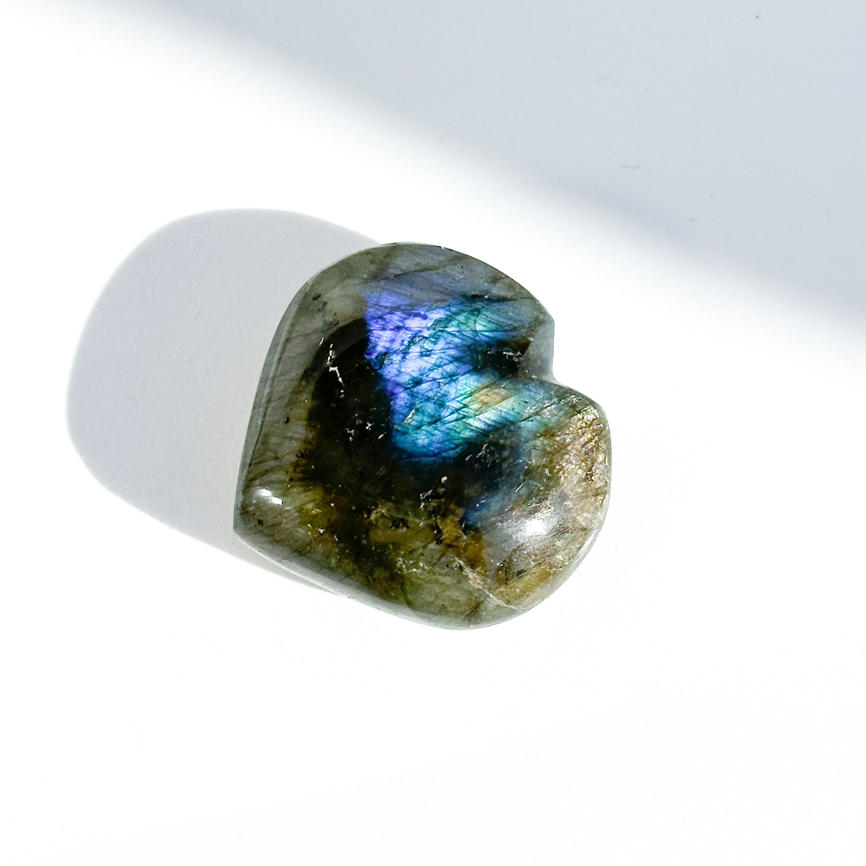 ラブラドライト ハート 95◇ Labradorite ◇天然石・鉱物