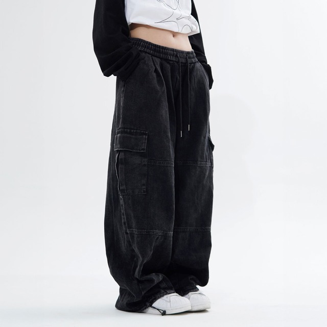 ユーティリティポケットイージーパンツ 5col   R00567