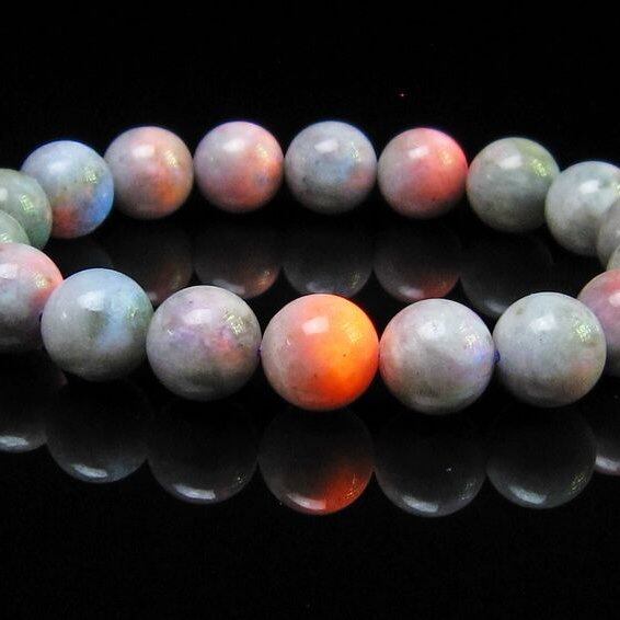 ハックマナイト ブレスレット 12mm 一点物 メール便可 111-49387