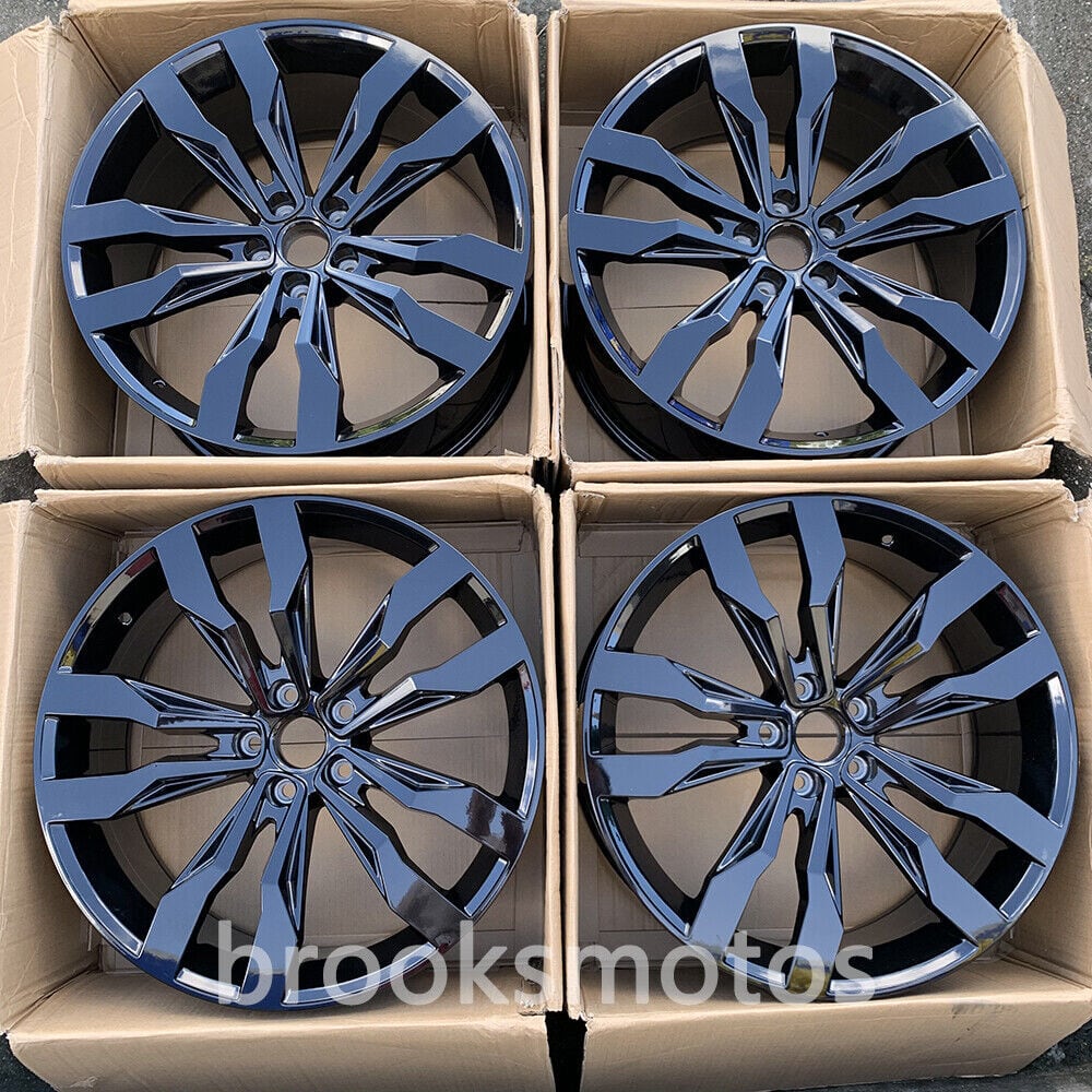 VW TERMONT ティグアン L 20X8.5 5X112 オフセット 20インチ ブラック