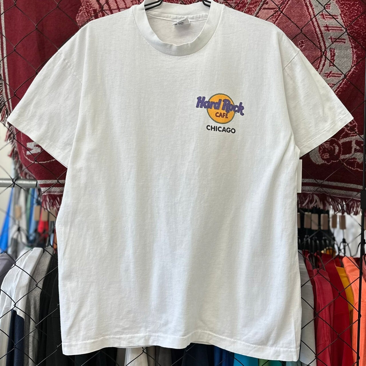 90s USA製 ハードロックカフェ 企業系 半袖Tシャツ シングル ...