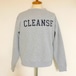 Print Logo Sweat Shirts Top Gray