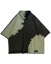 【1着限定販売/ セットアップ】ブリーチタイダイポロシャツ風セットアップ 田植え