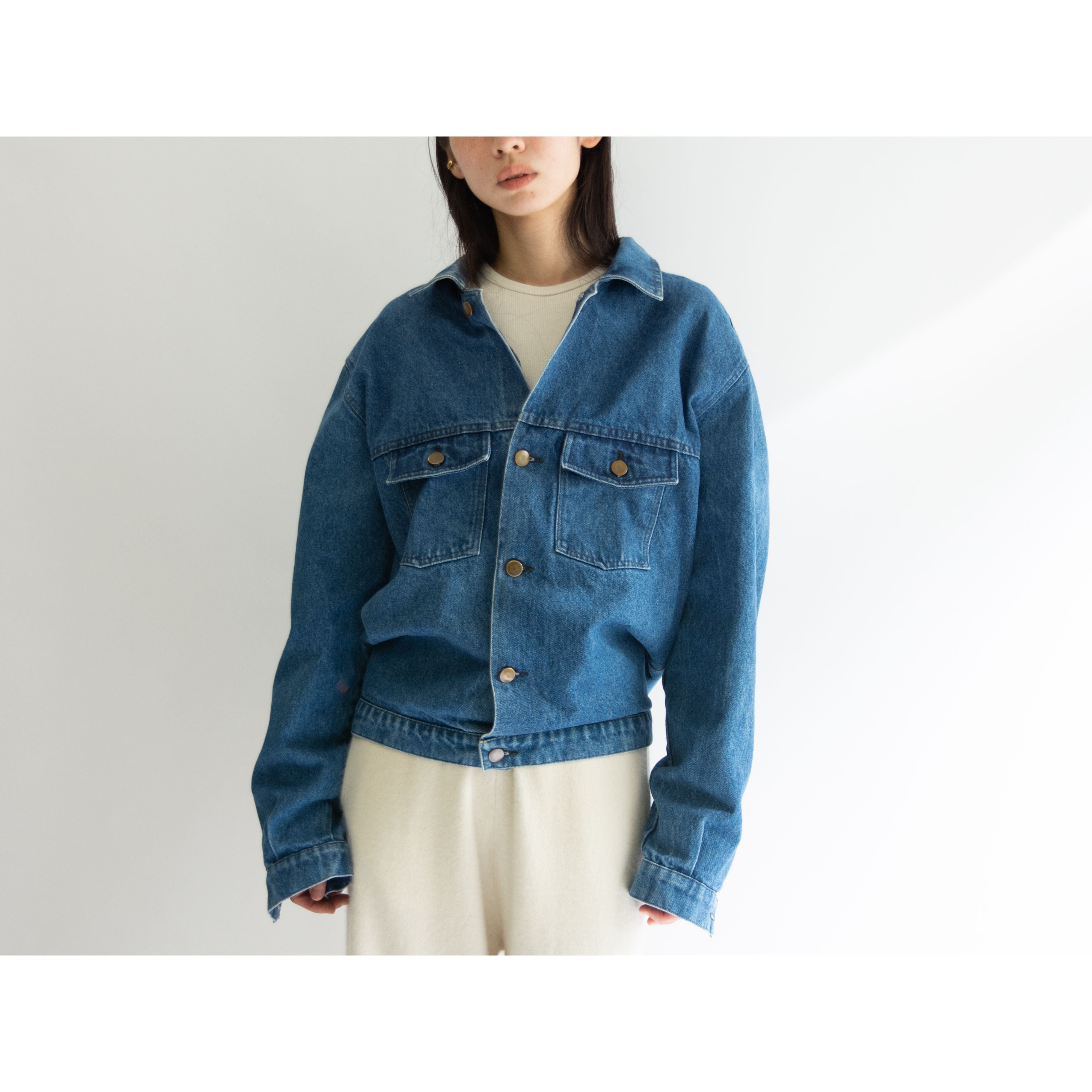 ジャケット・アウター Made in Italy cotton denim jacket VENETO JACKET GARMENT-DYED ITALIAN STRETCH DENIM