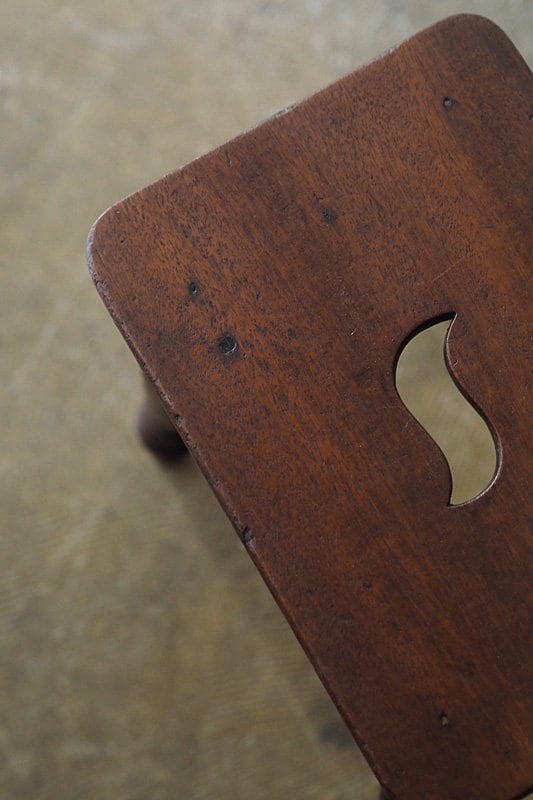 小さなマホガニー台-antique mahogany small table | アンティーク
