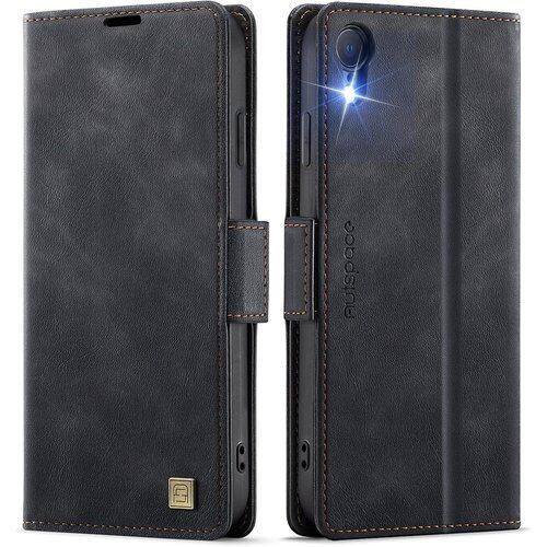 iPhone XR ケース 手帳型 iPhonexr 手帳型 iphone xr ケース手帳 アイホン10r カバー アイフォン10r 携帯カバー RFID磁気防止 スマホケース 携帯ケース スマホカバー 高級レザー 財布型 カード入れ サイドマグネット式 カード収納 カードケース スタンド機能 耐摩擦 耐久 全面保護 iPhone XR 対応 ブラック 3149