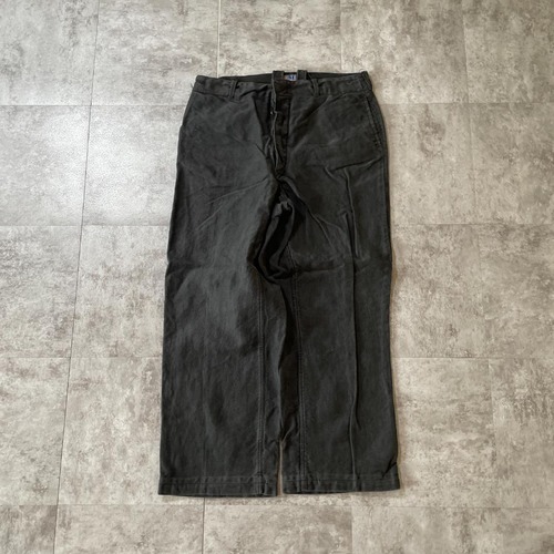 40-50s Almi フレンチワーク モールスキン ブラック パンツ W32