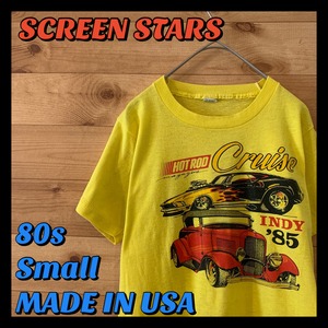 【SCREEN STARS】80s レーシング Tシャツ INDY85 USA製