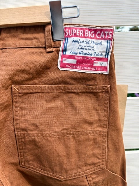 WORKERS SUPER BIG CAT Work Pants Brown Duck | jeanskokubo｜小久保