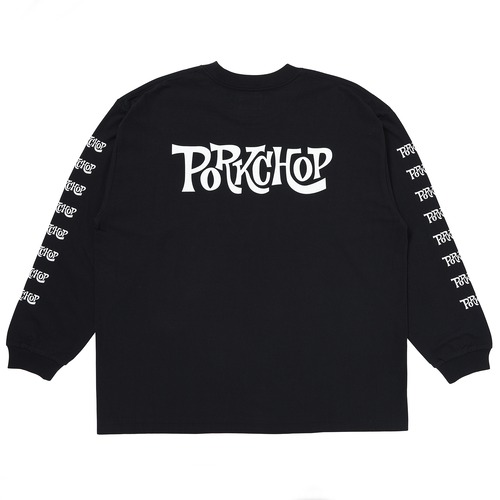 SC LOGO L/S TEE/BLACK