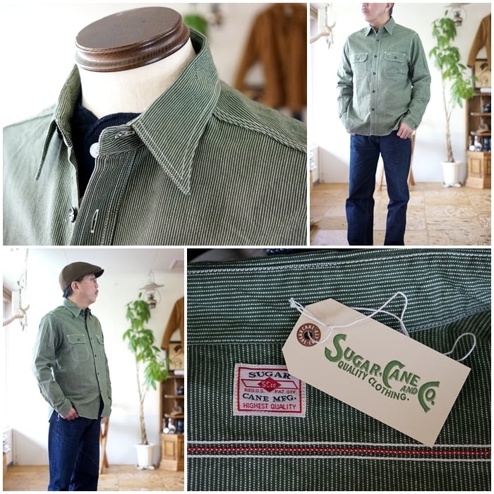 SUGAR CANE シュガーケーン JEAN CODE WORK SHIRT SC25511 日本製