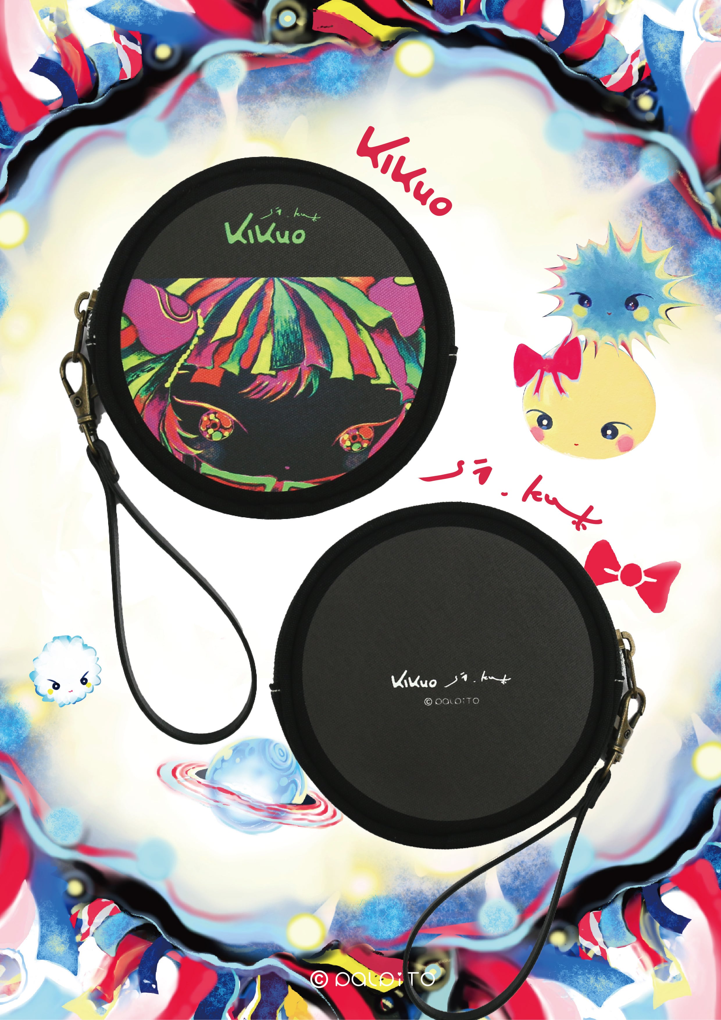 KIKUO×SI_KU.K ミニポーチ | palpito