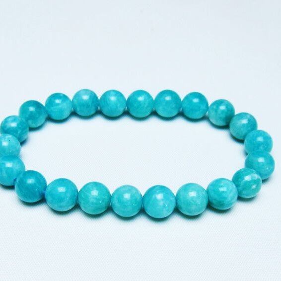 アマゾナイト ブレスレット 9mm 一点物 メール便可 [M便 1/10] 111-47754