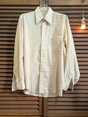 60s USA Multi Tattersall Check Shirt DurablePress