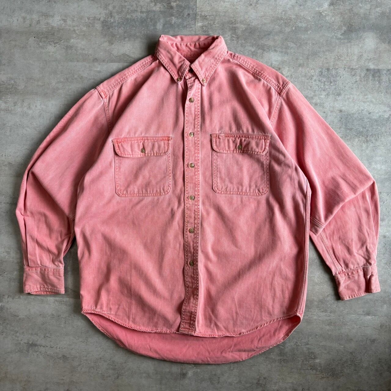 OLD GAP 90s コットンシャツ 淡色 M No.1373