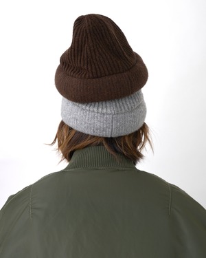 HED MAYNER "KNITWEAR HAT〔BROWN〕"