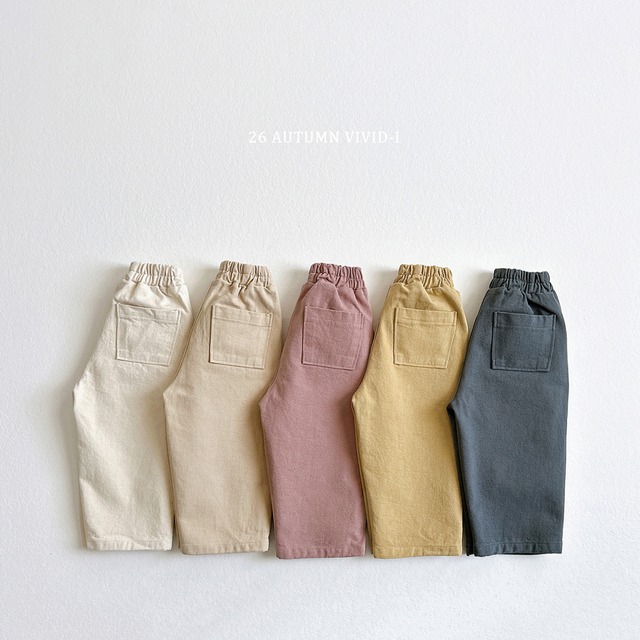cotton bio pants【VIVID】※※10月下旬発送予定