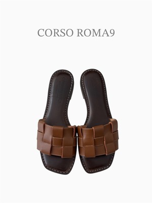 CORSO ROMA9 / コルソローマ9 2025年 イントレチャートスライドサンダル