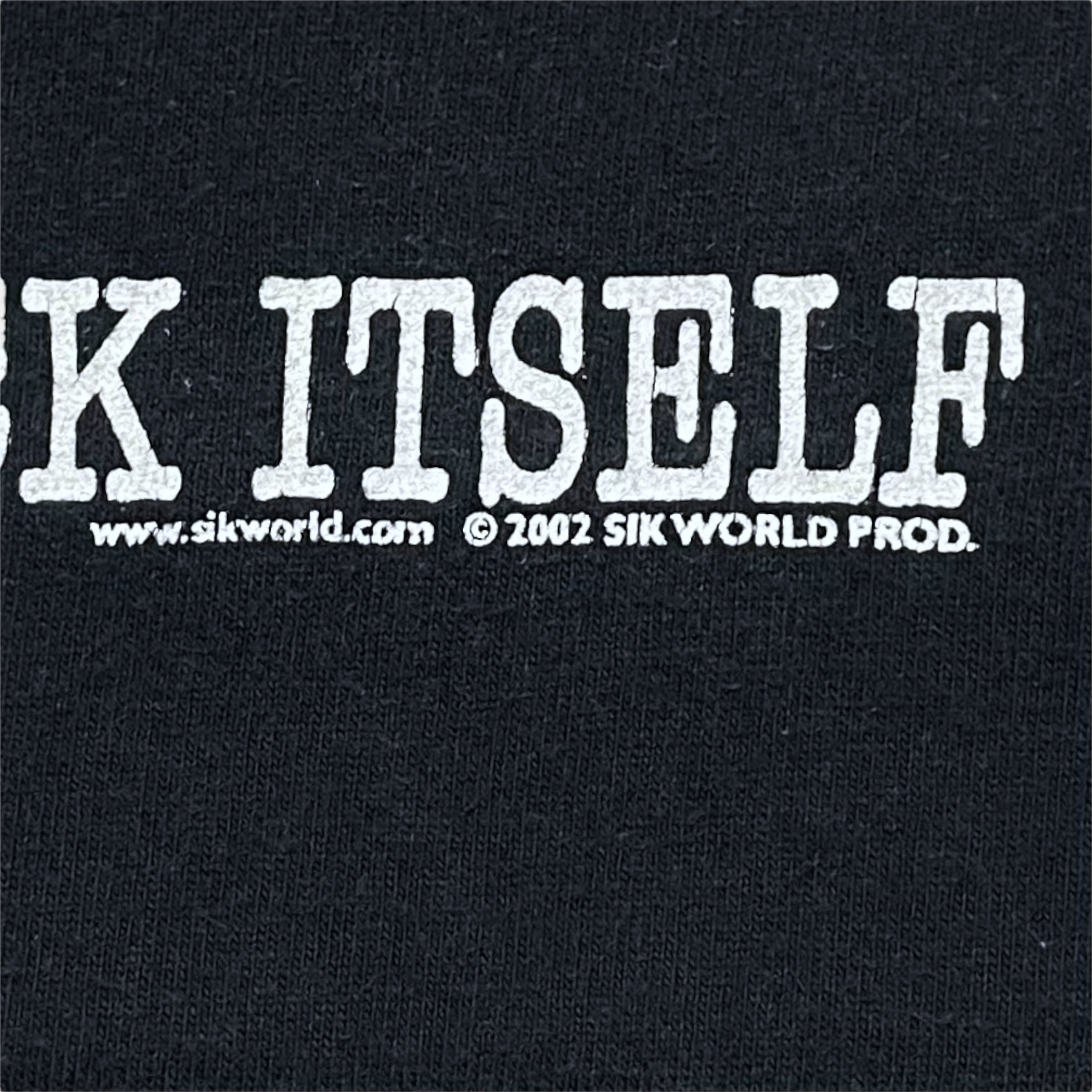 sik world メッセージTシャツ ① 2002's 
