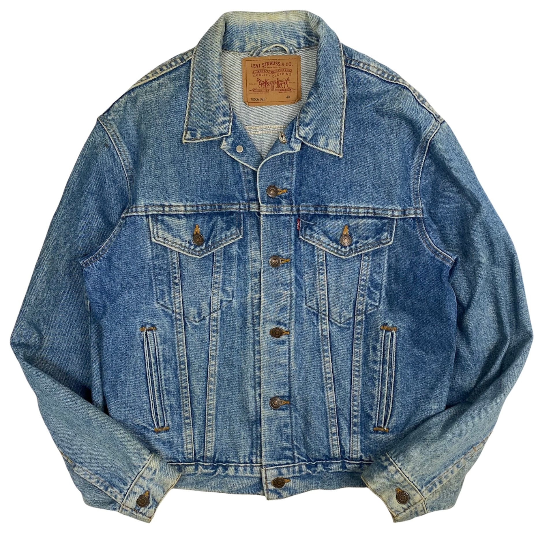 日本製・高品質 USA製 90s levis リーバイス デニムジャケット