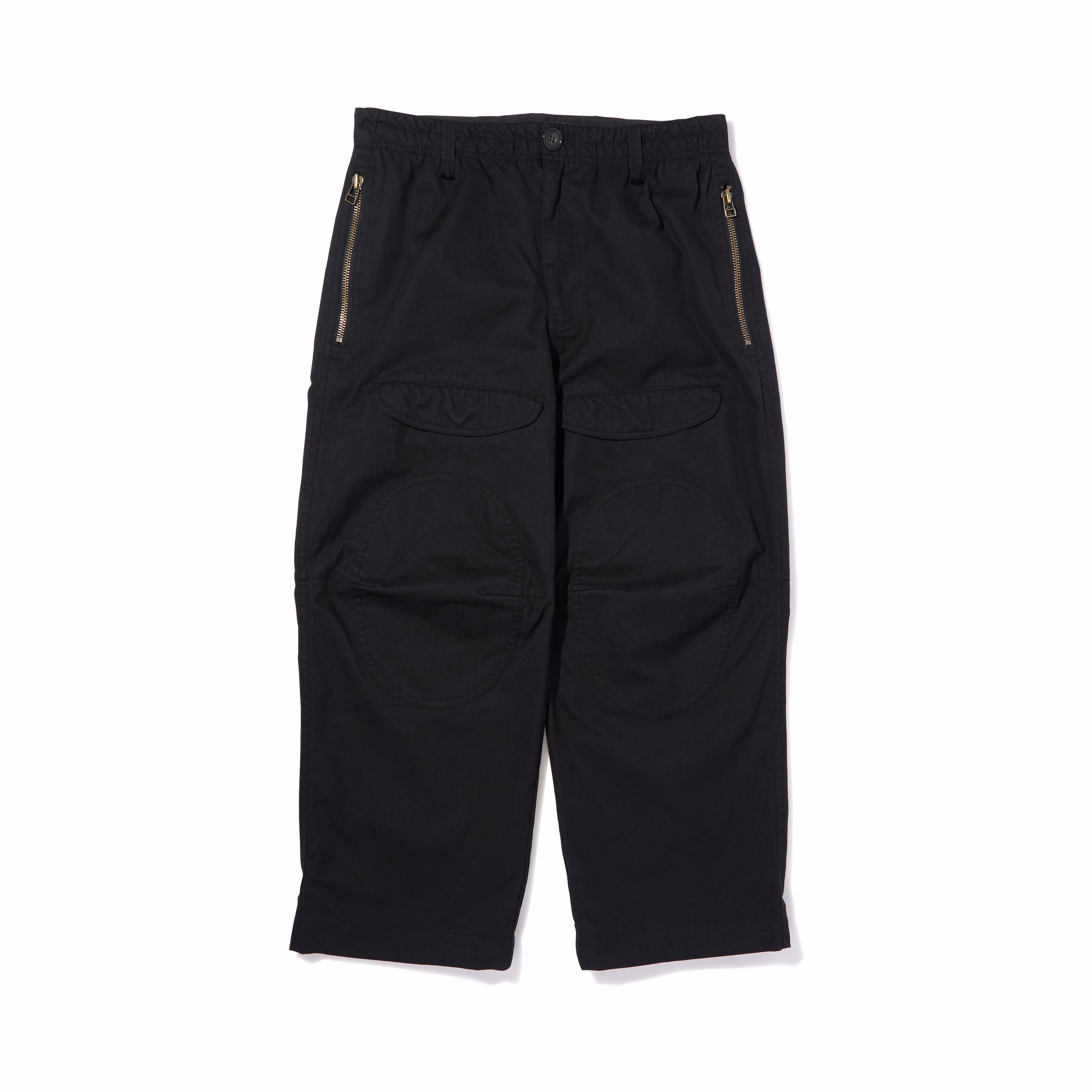 【Diaspora Skateboards】Wide Flight Pants (BLACK)〈国内送料無料〉