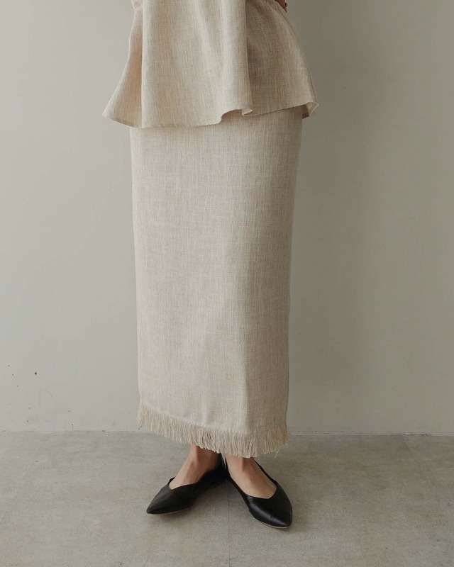 AM420505 summer jacquard skirt【予約商品/5月下旬入荷】