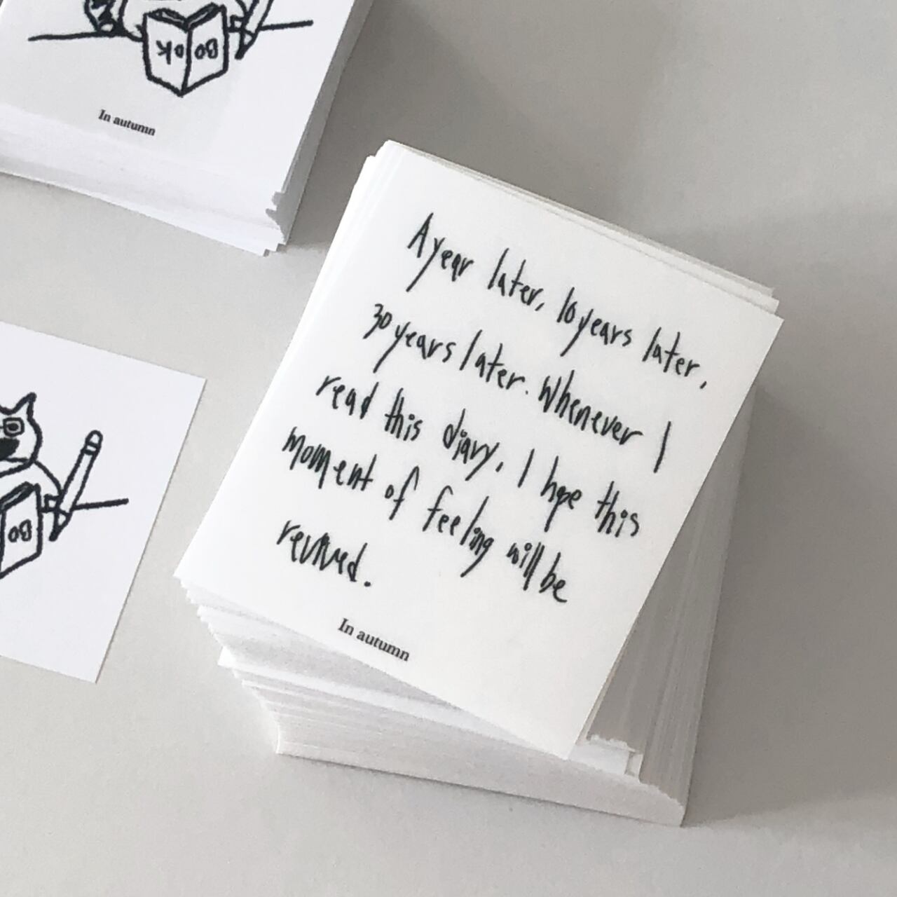 in autumn] Sticker pack（10枚） | moim - 韓国雑貨や小物の通販