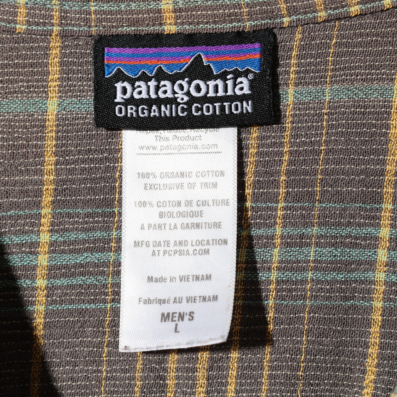 極美品 L 13年 A/C Yarn Dye Shirt Patagonia ACシャツ ヤーンダイ パタゴニア