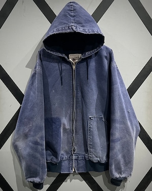【X VINTAGE】“Walls” Beautiful Fade Hooded Work Jacket