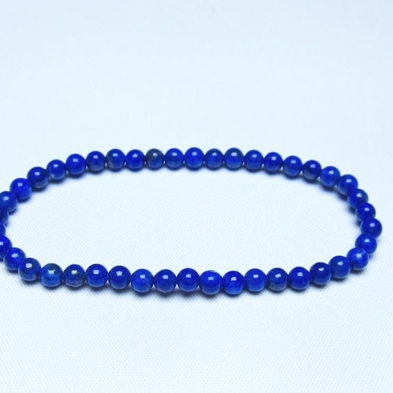 ラピスラズリ ブレスレット 4mm 一点物 メール便可 [M便 1/10] 111-48365