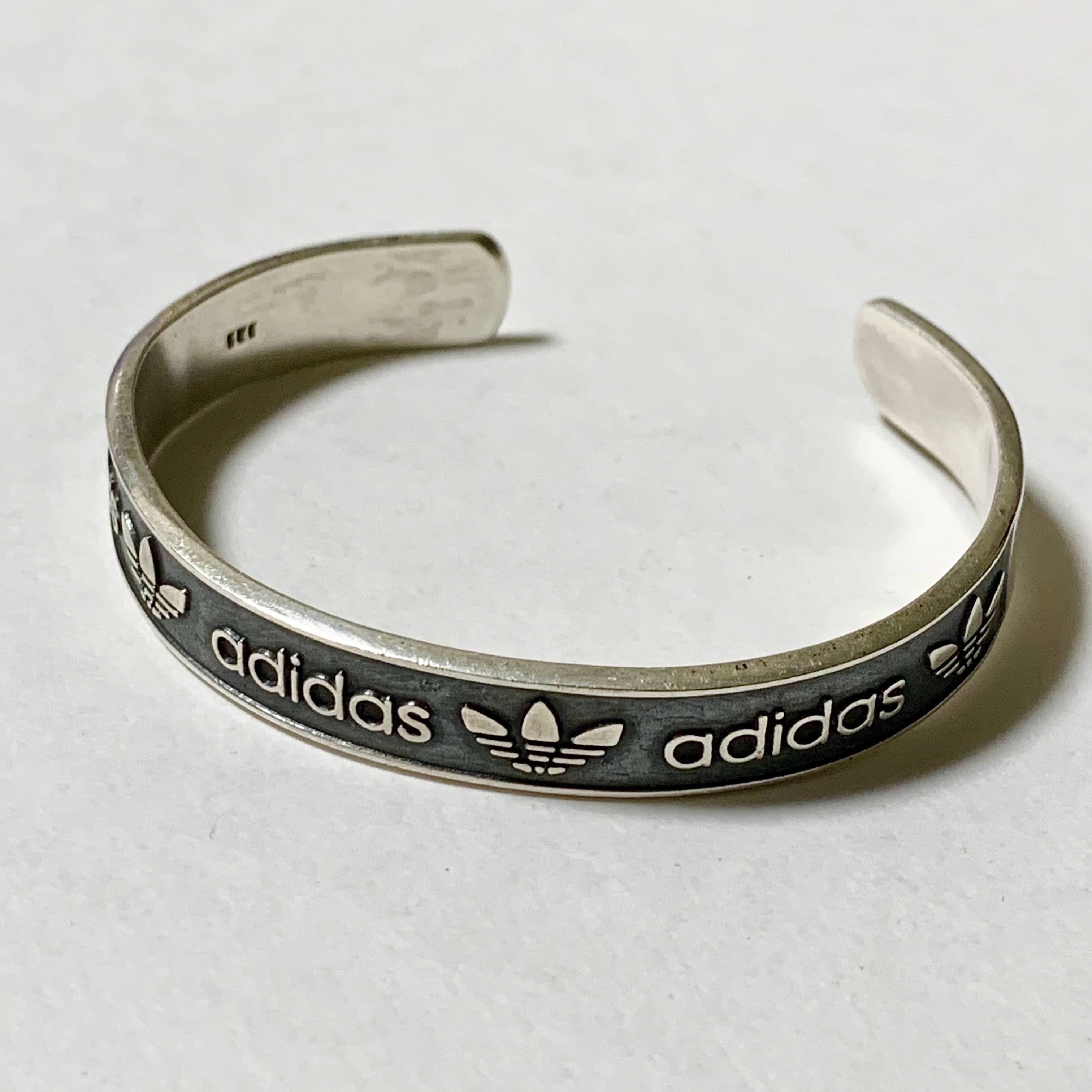 Vintage ADIDAS 925 Silver Bangle | CORNER