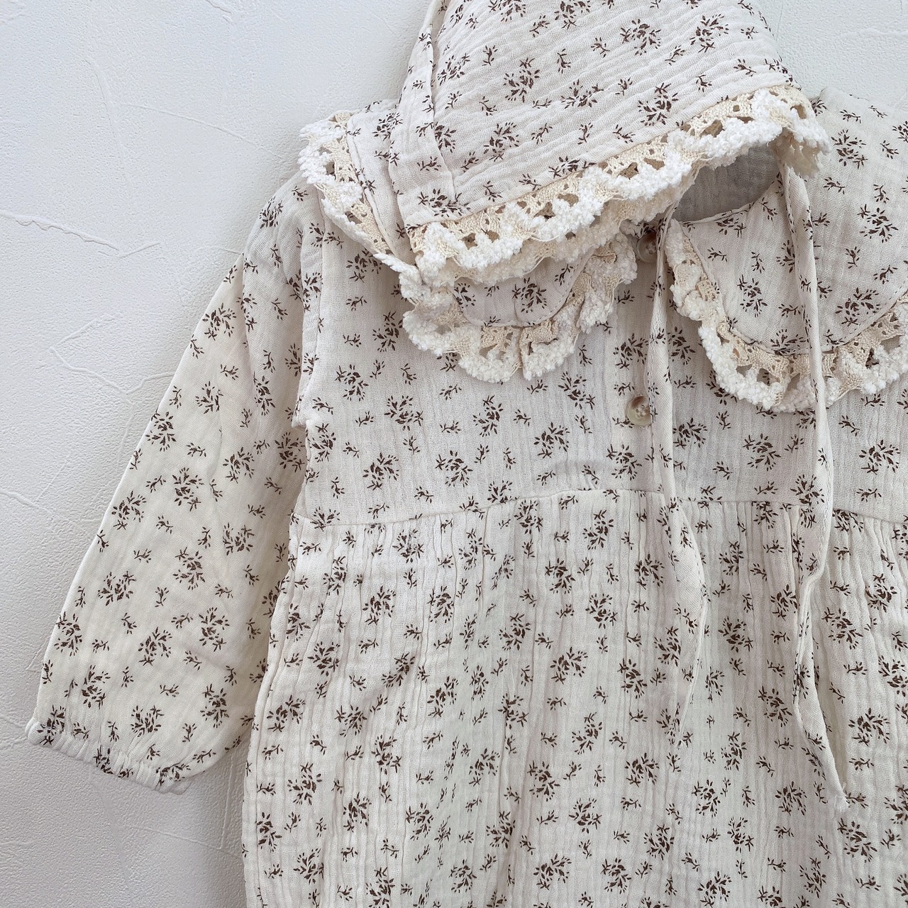 flower frill rompers