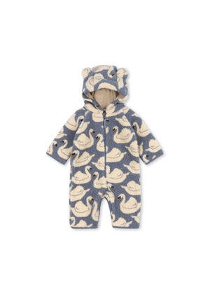 JODY TEDDY ONESIE GRS SWAN【Konges Sloejd  コンゲススロイド】アウター　もこもこ ベビー