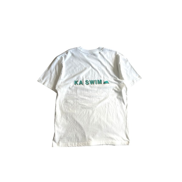 SALVAGE PUBLIC / print TEE / white