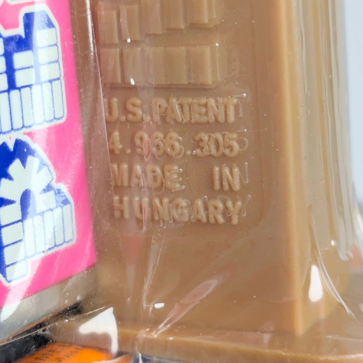 ☆ DEADSTOCK ( MINT ON CARD ) / VINTAGE 90'〜early 2000' ☆【 E.T. ( イーティー )  】PEZ / ペッツ / ブラウンステム〚アメリカン雑貨 アメトイ〛