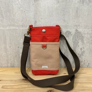 【選べる紐付 】 -* Pochette Shoulder Bag *-【ライトルビー×スキン】