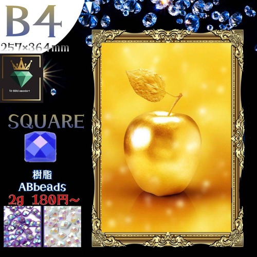 四角ビーズ B4サイズ【sT-623】ダイヤモンドアートキット
