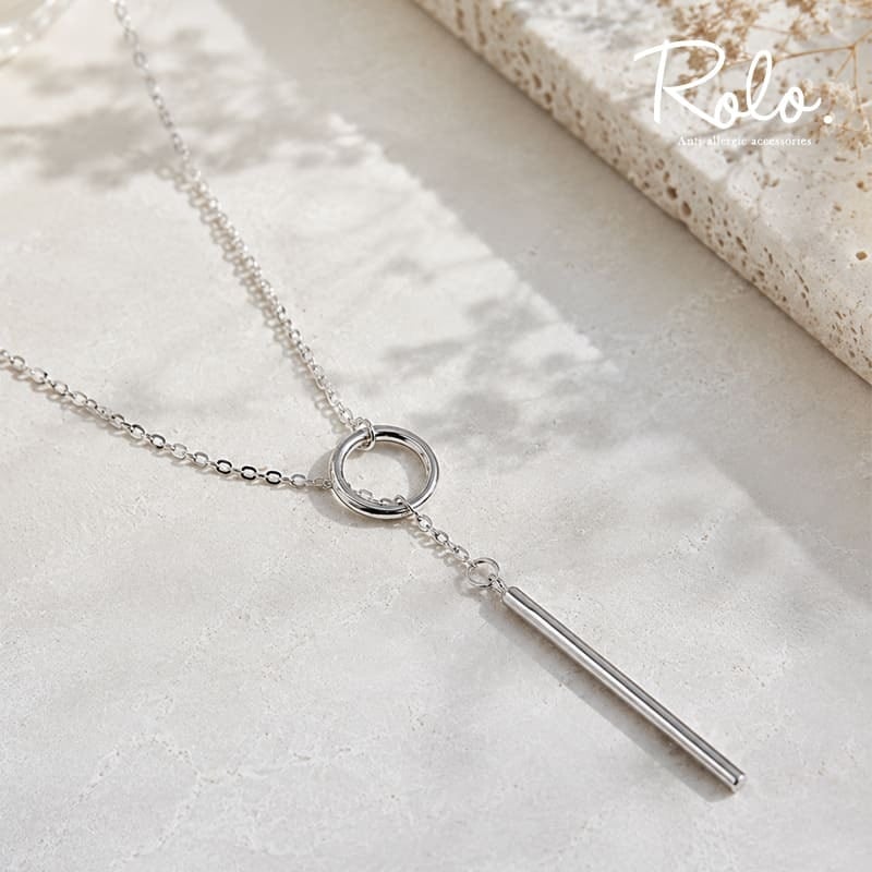 Y字ロングネックレス シルバー925 | Roloshop BASE店