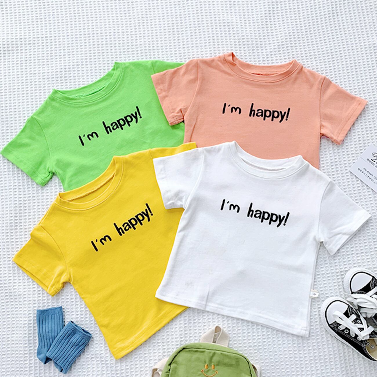 半袖Tシャツ ロゴ 英字 ワンポイント Tシャツ トップス 韓国 子供服