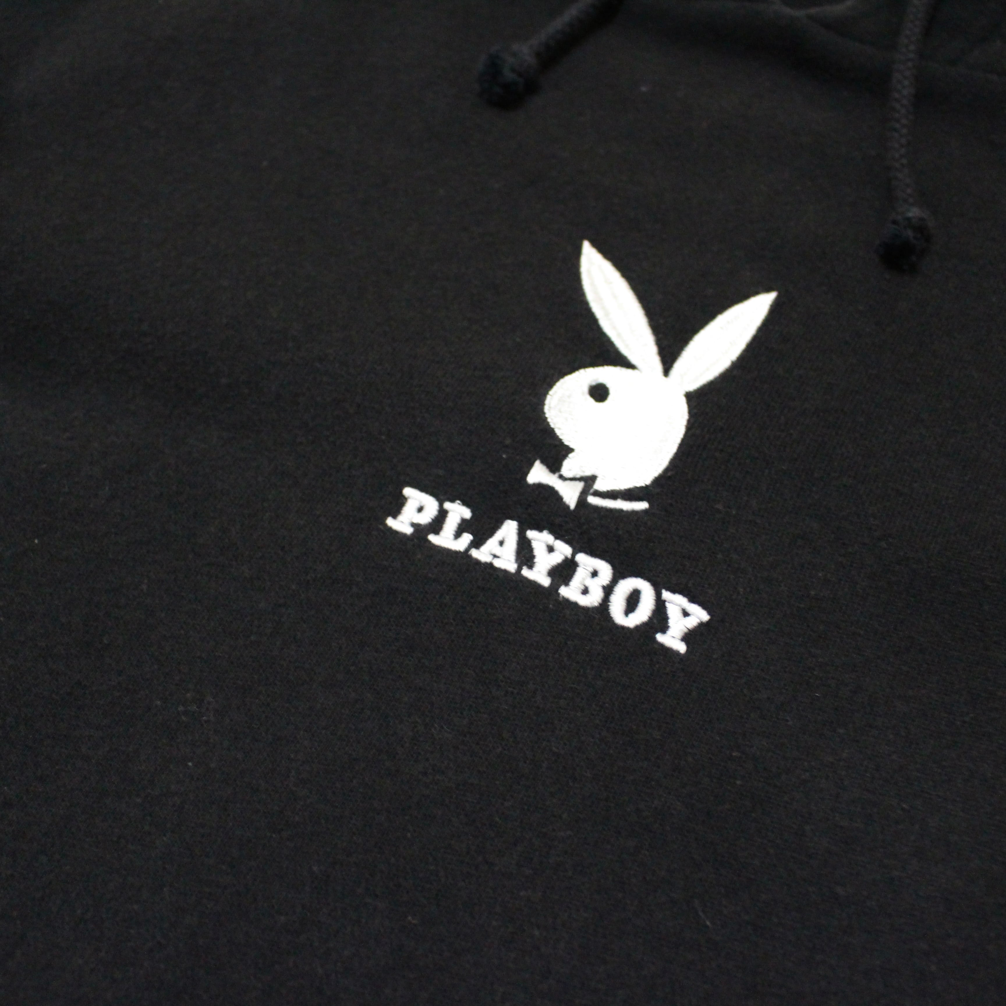 90s' PLAYBOY プレイボーイ 刺繍 ロゴ スウェットパーカー | BANCA