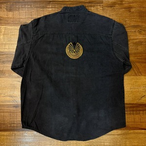 ナスングワム【Nasngwam】Indian motif Denim Shirt　Mサイズ