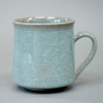 貫入青磁角マグカップ
