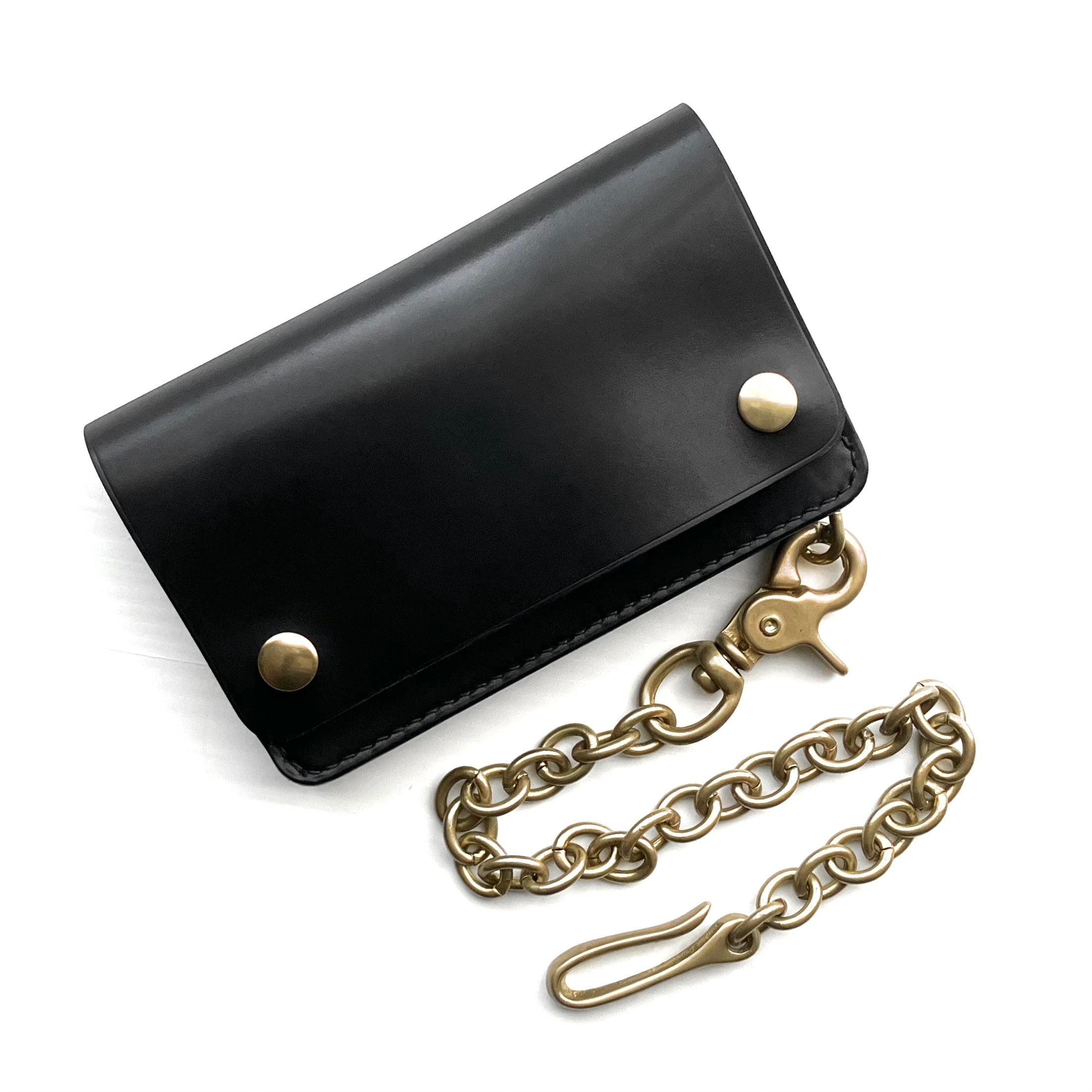 ミドルトラッカーウォレットNA001M 《HORWEEN社クロムエクセル 茶芯》 よい 