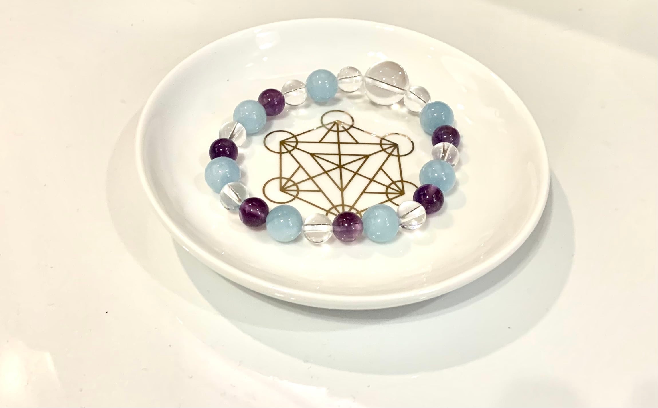 装飾 直径約33.5×高さ3cm プレート 大理石天然石 マーブル模様② 皿 レア