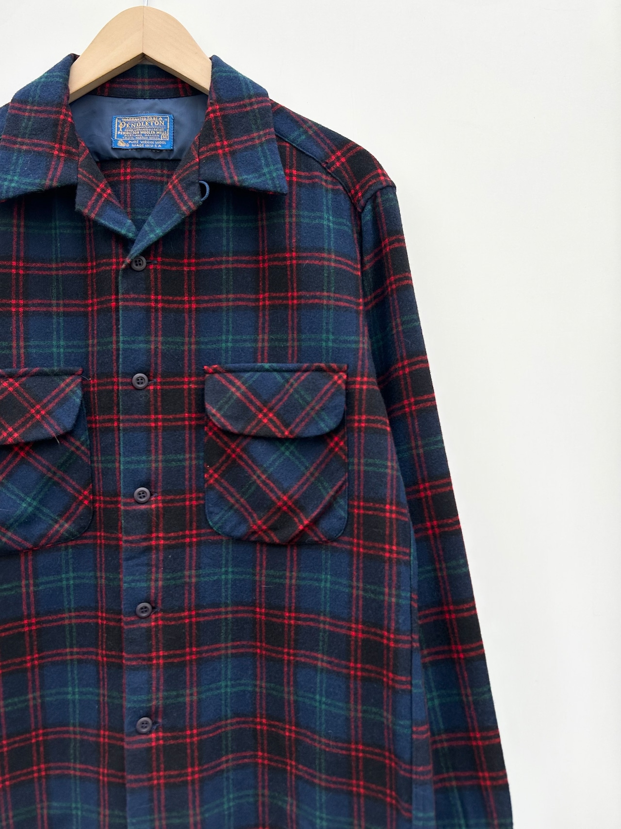 70s PENDLETON WOOL SHIRT MADE IN USA Size M