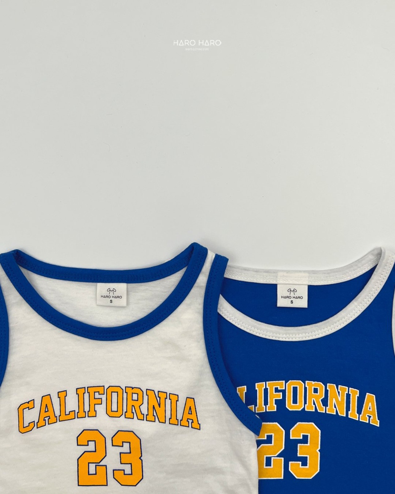 [HARO HARO] California Shorts Sleeveless Tee (2XL/3XL/4XL) / [하로하로] 켈리포니아숏나시티 (2XL/3XL/4XL)